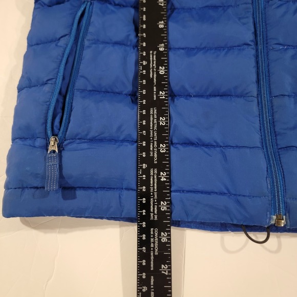 Patagonia Goose Down Sweater Jacket Youth XL 14 Boys Grey Full Zip Puffer Coat - Picture 5 of 14